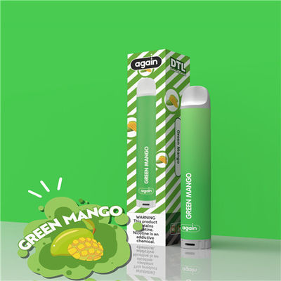 26g DTL Portable Disposable Vape Device Premium Green Mango Flavor