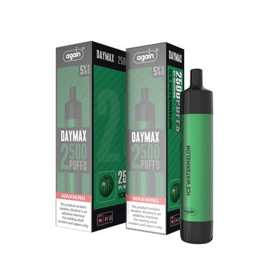 OEM 50 Mg 2500 Puff Disposable Vape Pre Filled Pre Charged