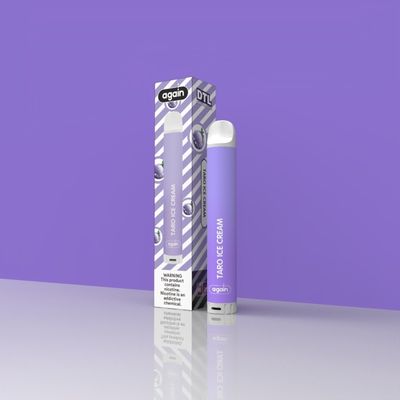 16 Colors Disposable Pod Vape Device Resistance 1.2ohm Taro Ice Cream