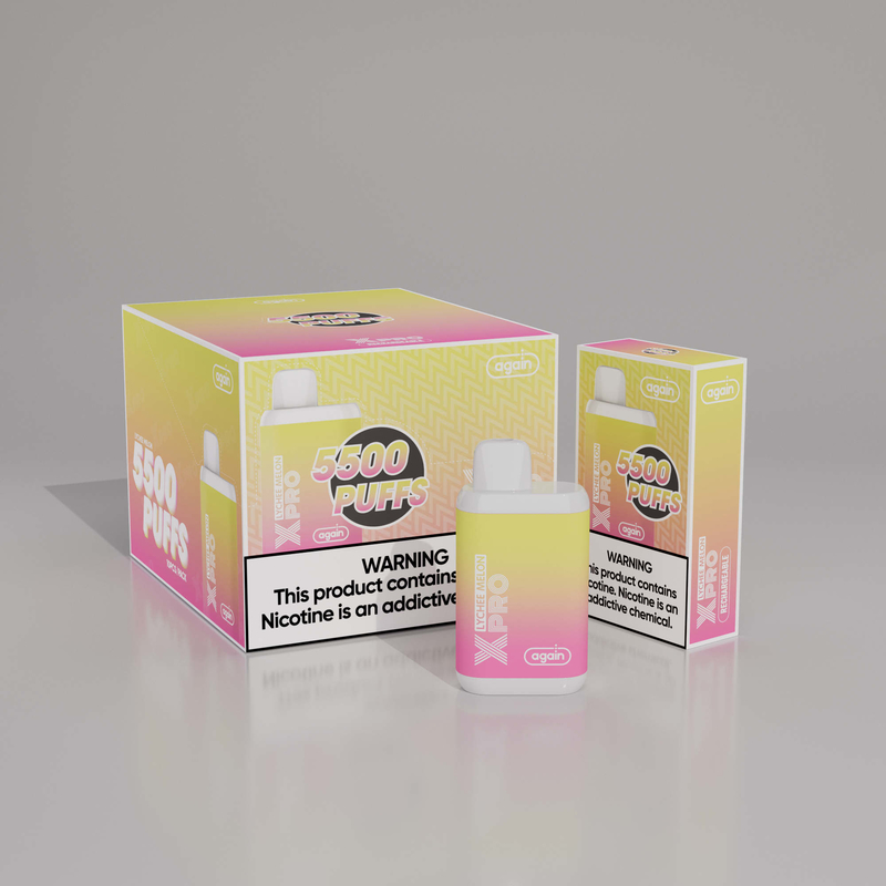CE Pre Filled 5500 Puff Disposable Vape Long Lasting Easy Carrying