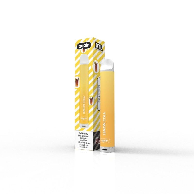 2% Flavored Disposable Vape Pod Cool Lemon Cola 26g Full Charged 500mah